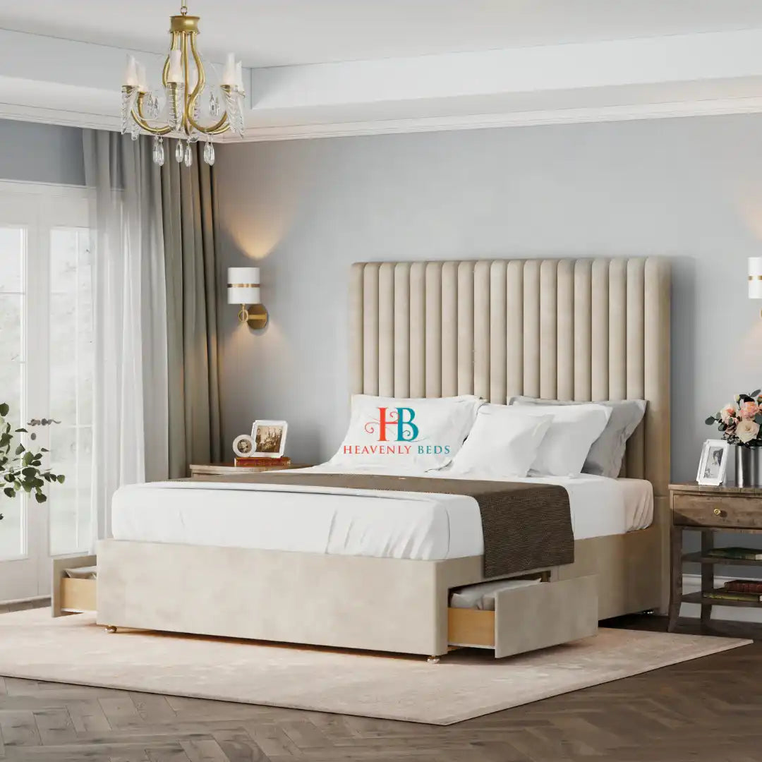 Divan beds with 4 drawers