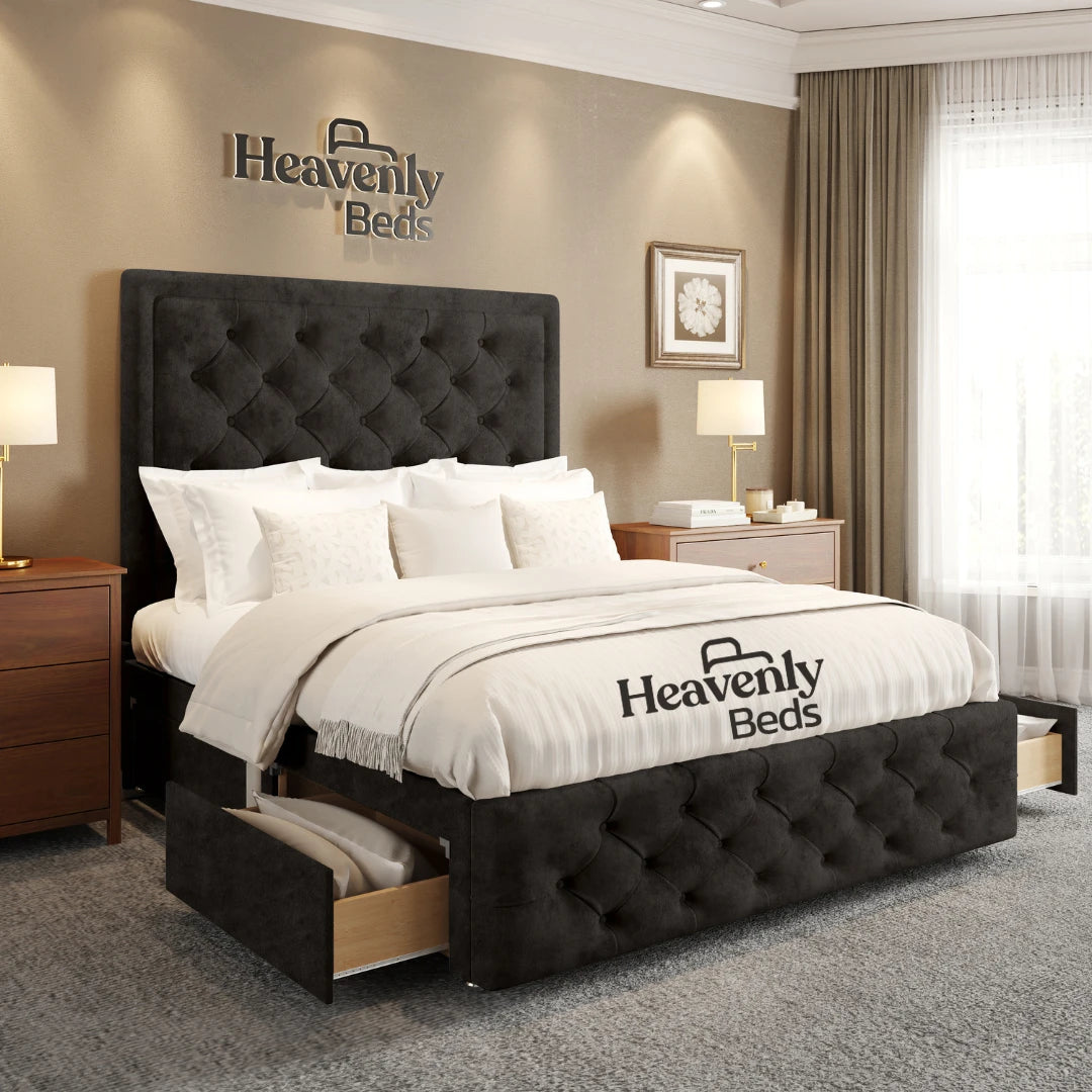 Harrow Divan Bed With Drawer Storage - Heavenlybeds