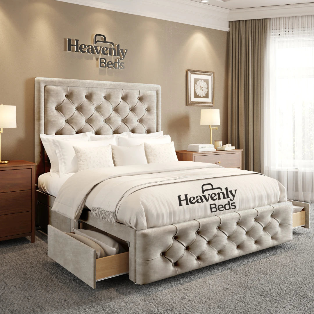 Harrow Divan Bed With Drawer Storage - Heavenlybeds