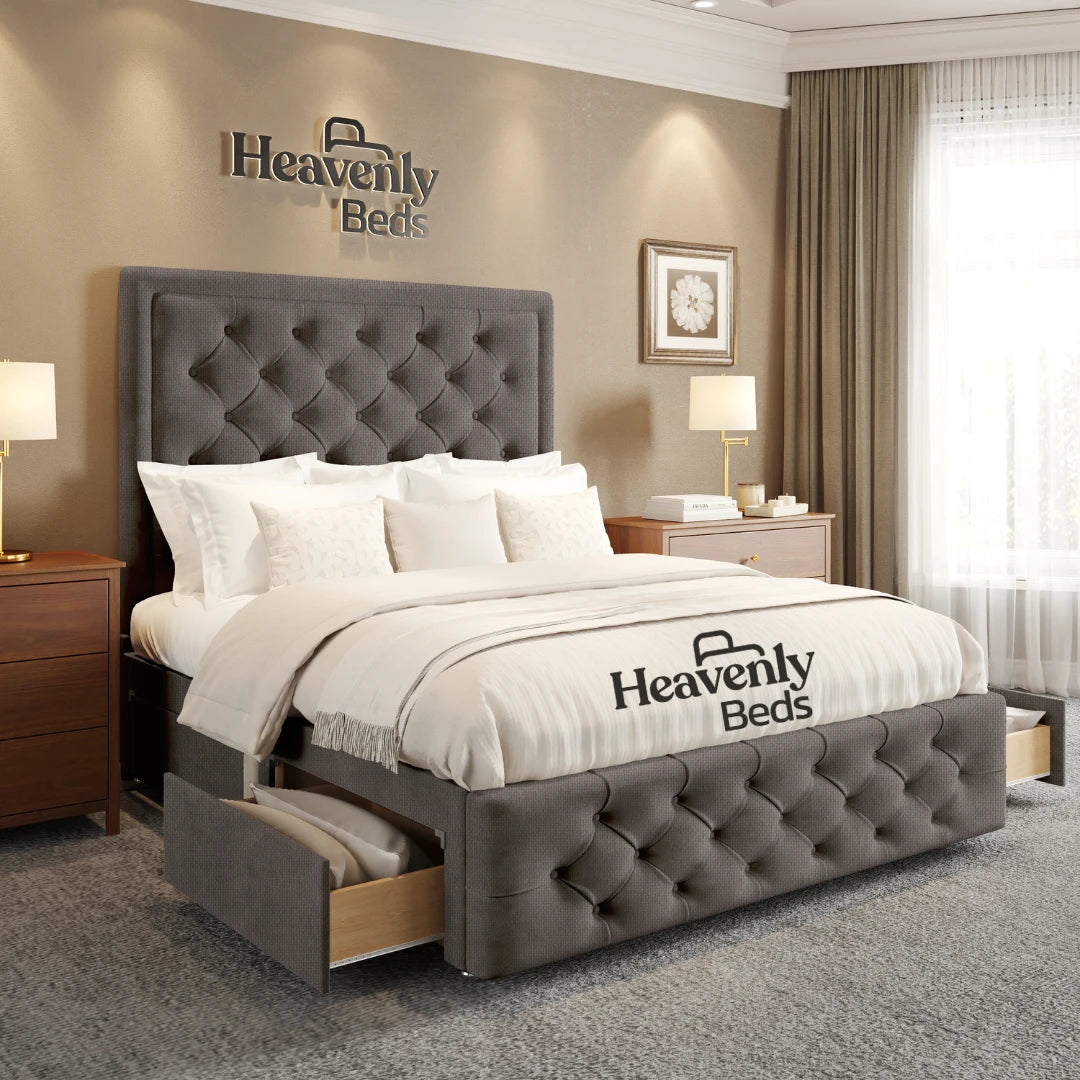 Harrow Divan Bed With Drawer Storage - Heavenlybeds