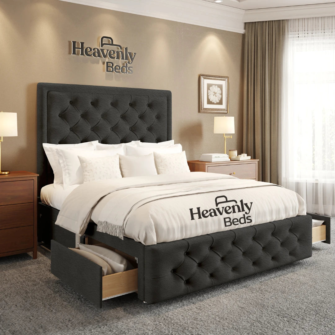 Harrow Divan Bed With Drawer Storage - Heavenlybeds