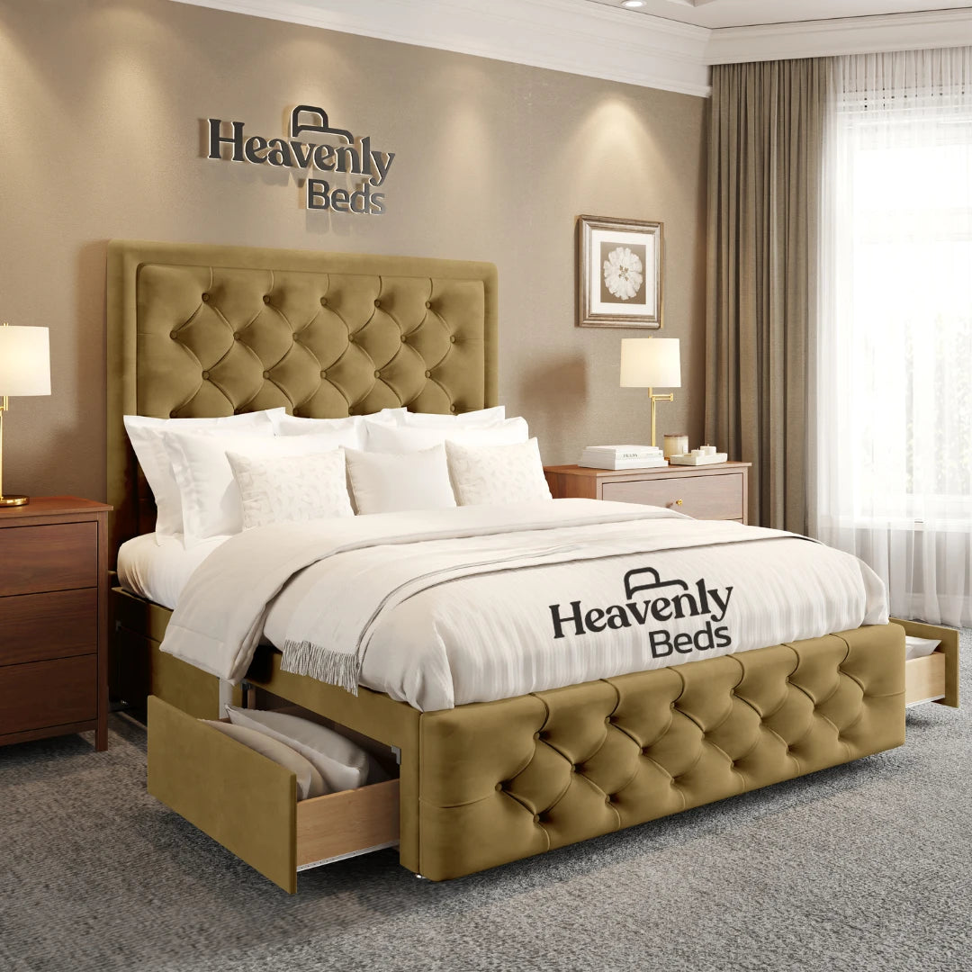 Harrow Divan Bed With Drawer Storage - Heavenlybeds