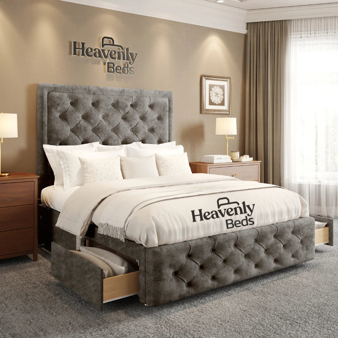 Harrow Divan Bed With Drawer Storage - Heavenlybeds