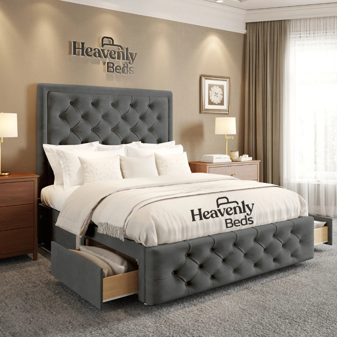 Harrow Divan Bed With Drawer Storage - Heavenlybeds