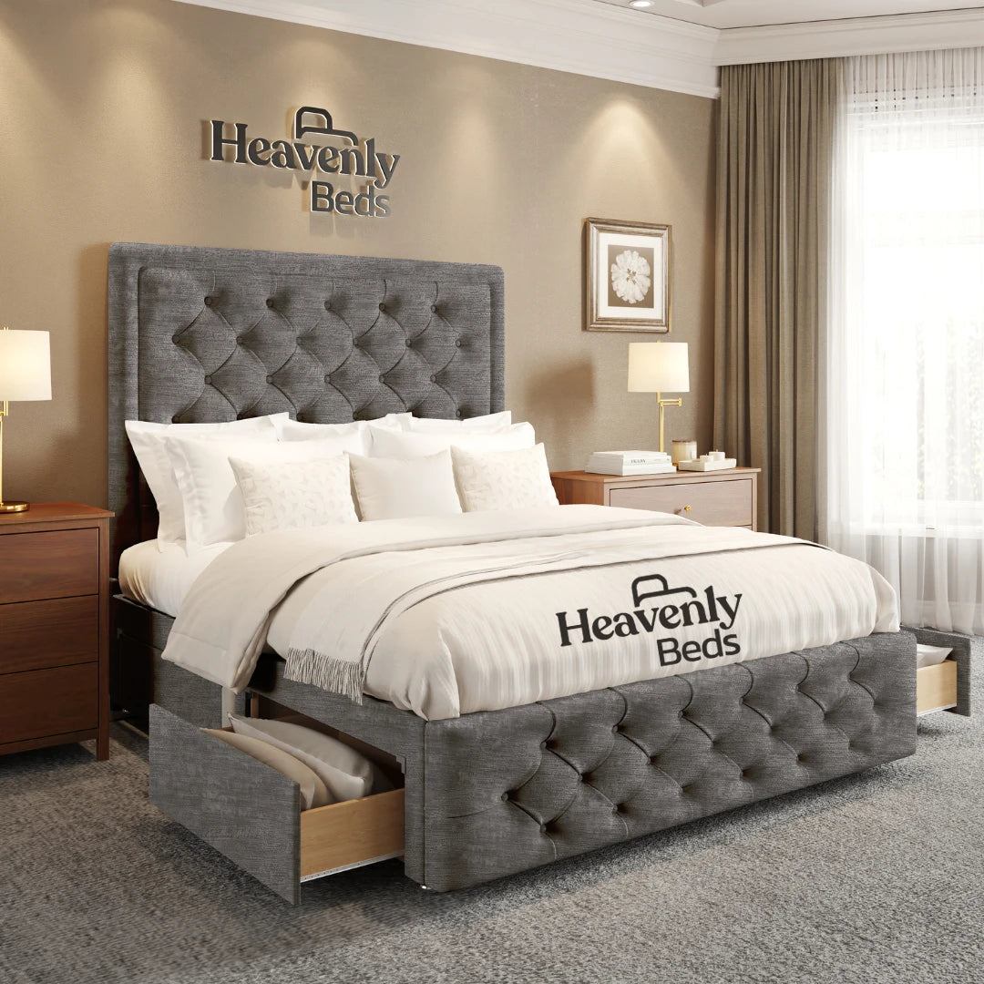 Harrow Divan Bed With Drawer Storage - Heavenlybeds