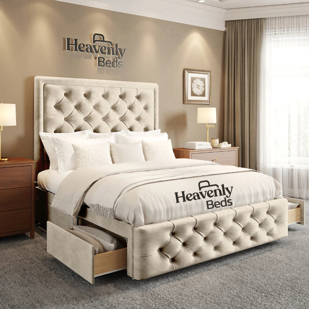 Harrow Divan Bed With Drawer Storage - Heavenlybeds