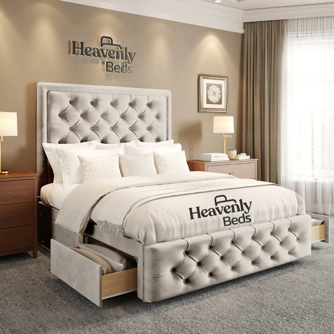 Harrow Divan Bed With Drawer Storage - Heavenlybeds