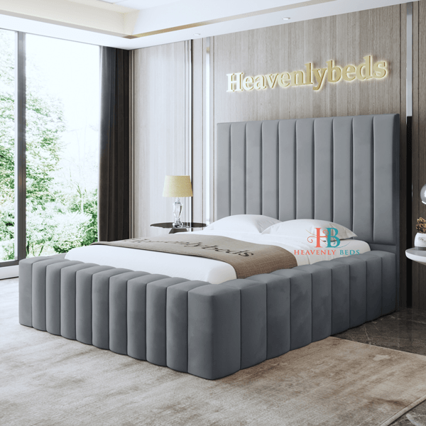 Panel bed box online spring