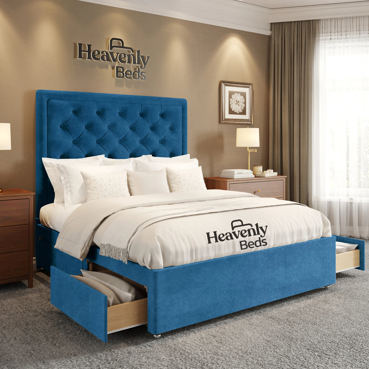 Nilson Divan Bed With Drawer Storage - Heavenlybeds