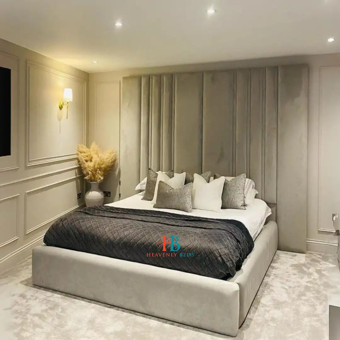 Nova Panel Bed Frame with Oversized Headboard