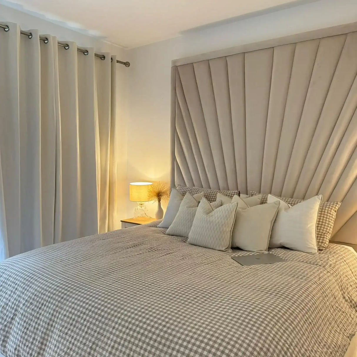 upholstered bed frame