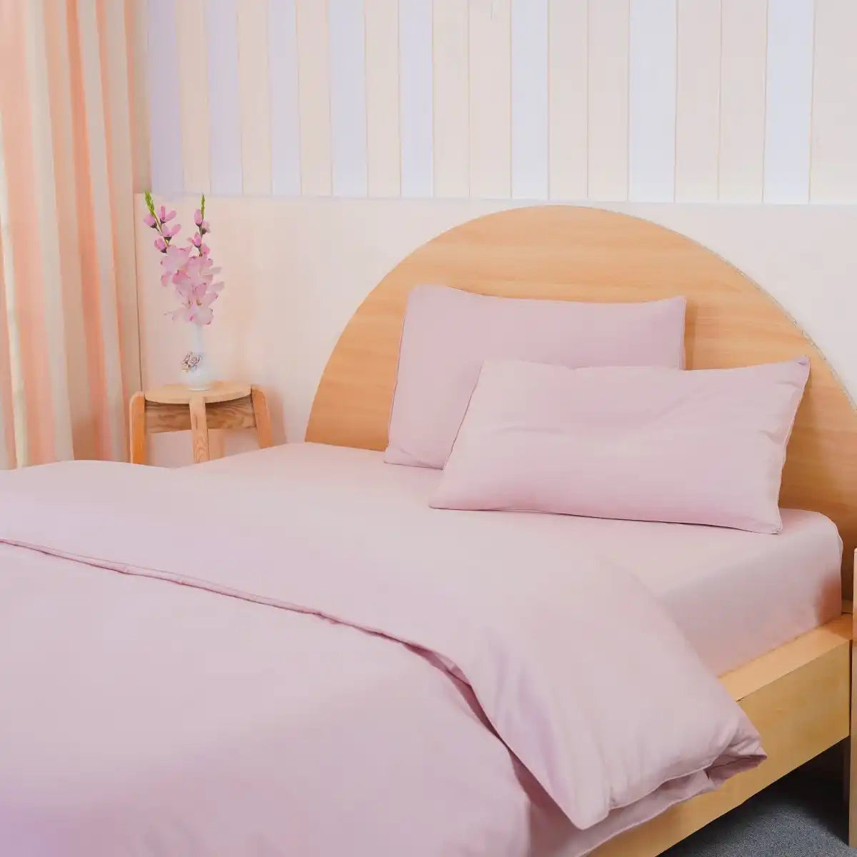 Ackly Bamboo - Blush Pink Duvet Cover