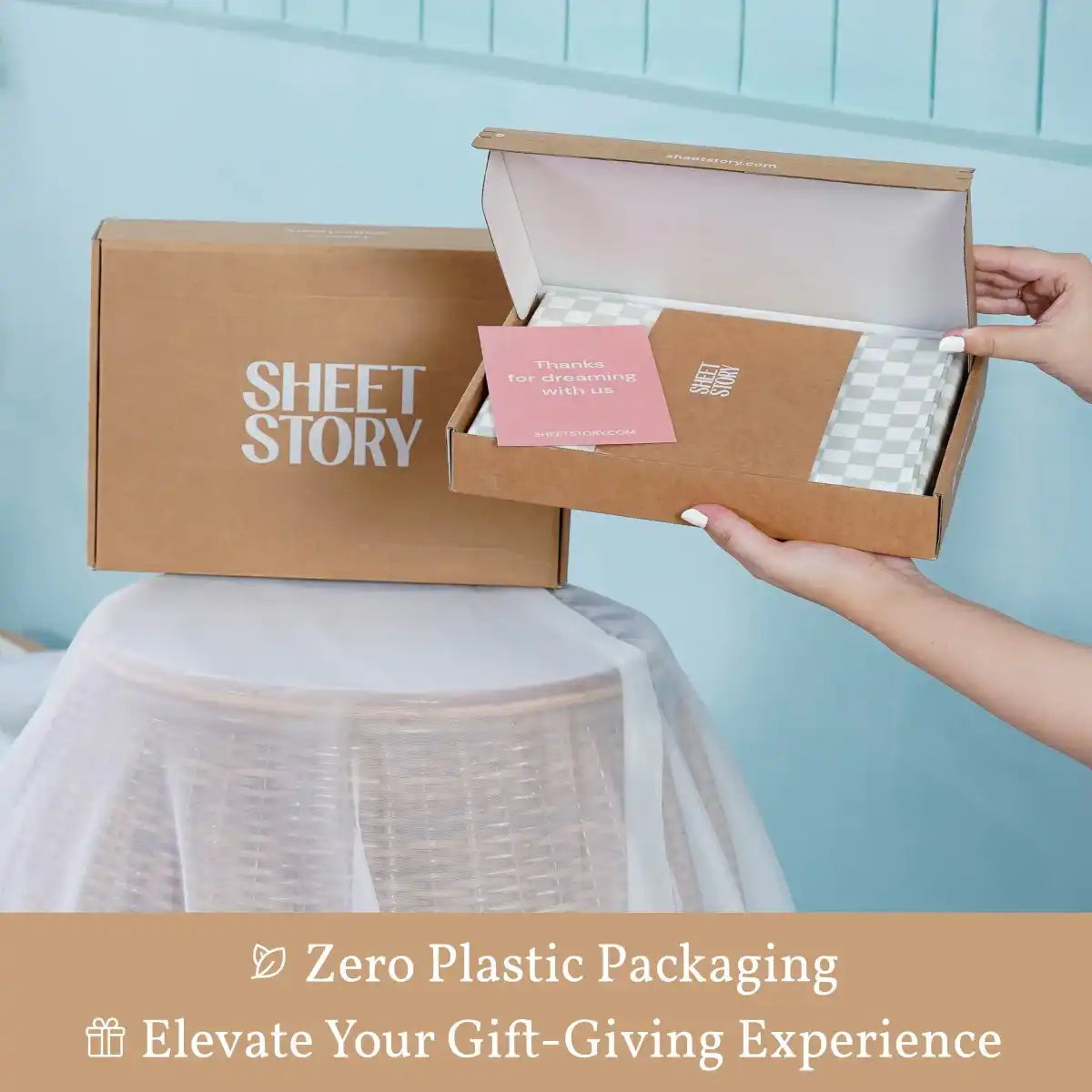 Ackly Bamboo - Sage Green Checkerboard Duvet Cover