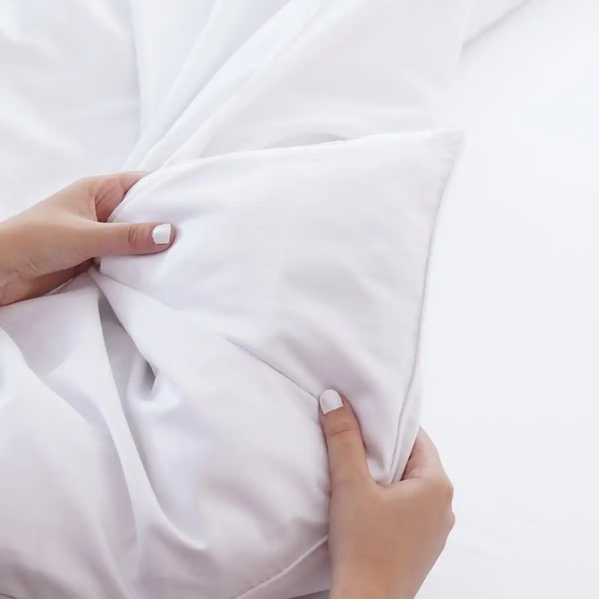 Ella Cotton - White Duvet Cover