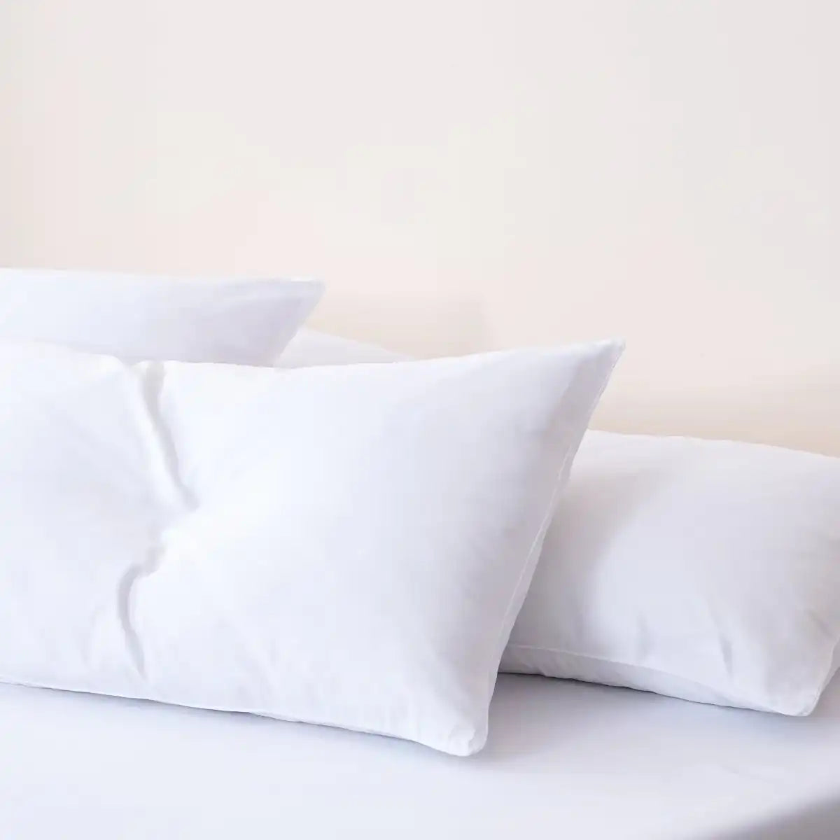 Ella Cotton - White Pillowcases Pair