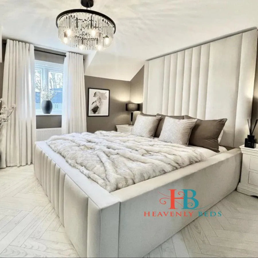 Opulence Royalty Bedframe With 8ft Headboard & High Sides - Heavenlybeds