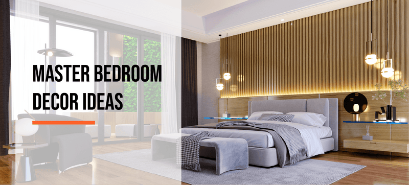 Master bedroom décor ideas and bedroom design styling