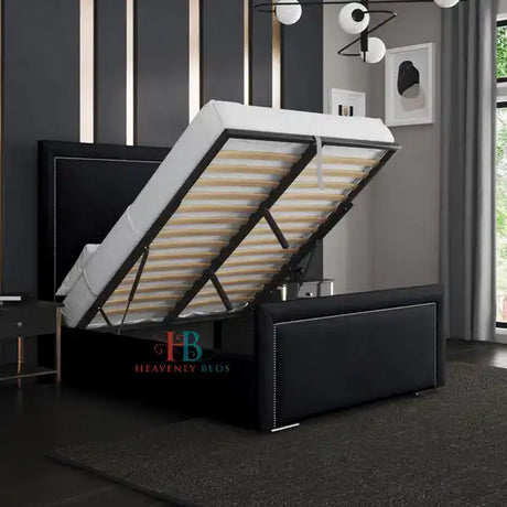 Metal Gas Lift Storage Beds - Heavenlybeds