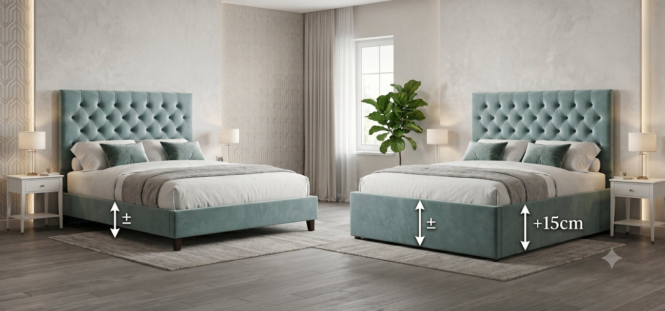High Base Beds - Heavenlybeds