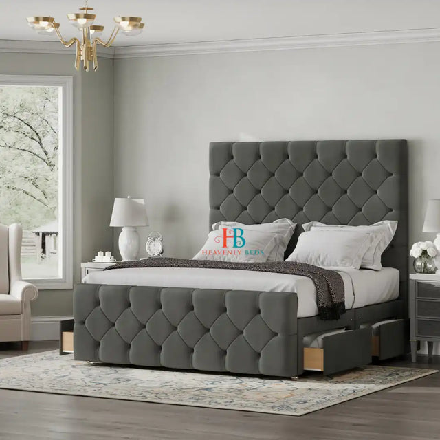 Dover Divan Drawer Storage Bed With Drawers - Heavenlybeds