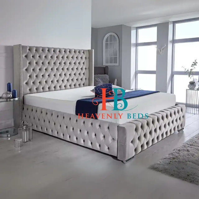 Cassandra Luxury Upholstered Bed Frame - USA - Heavenlybeds