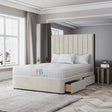 Scarlett Panel Divan Bed Set - Heavenlybeds