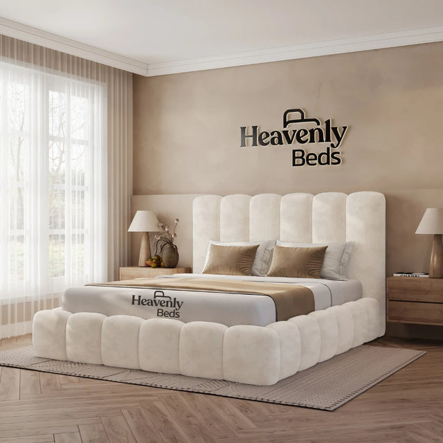 Heaven Bubble Padded Storage Bed - Heavenlybeds