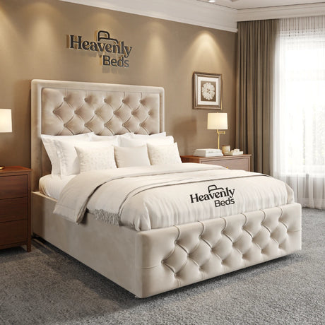 Devon Upholstered Storage Bed Frame - Heavenlybeds