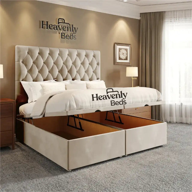 Ottoman Upholstered Divan Bed made by Heavenlybeds