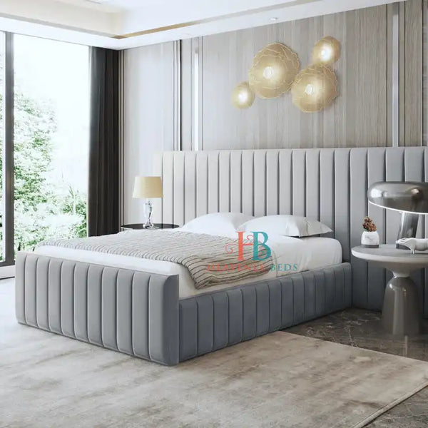 Aspen Bed Frame With Oversized Headboard - Heavenlybeds