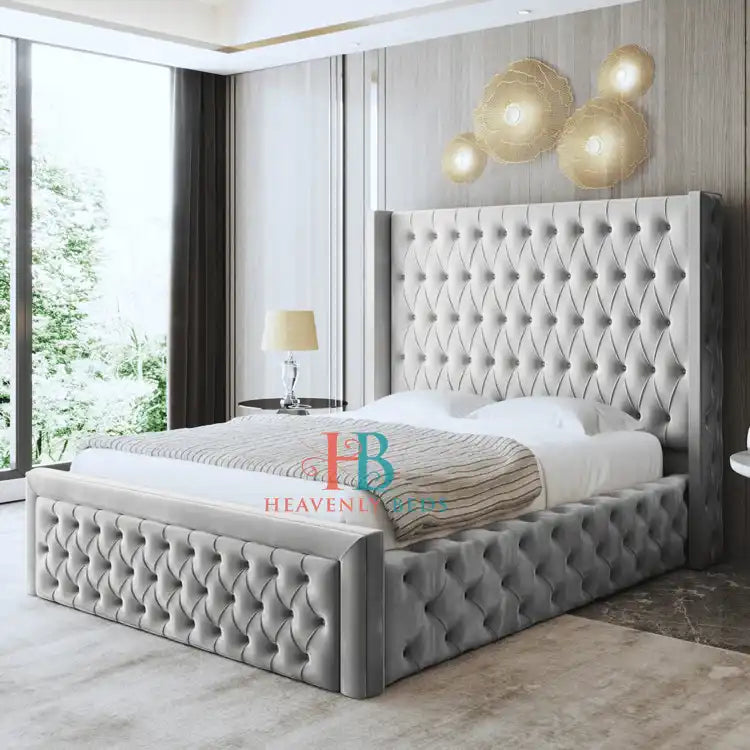 Manhattan Full Chesterfield Bed Frame - Heavenlybeds