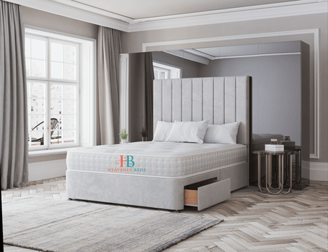 Scarlett Panel Divan Bed Set - Heavenlybeds
