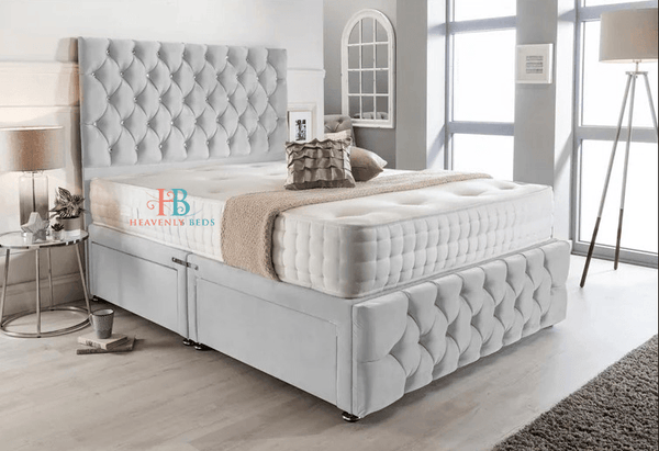 Gail Chesterfield Divan Bed With Buttoned Footboard