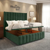 Slumio Wingback Divan Ottoman Bed