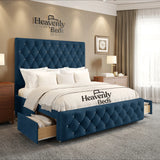 Velure Divan Bed With Drawer Storage - Heavenlybeds