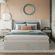 Osaka Wingback Ottoman Storage Bed Frame - Heavenlybeds