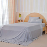 Ackly Bamboo - Dove Grey Flat Sheet
