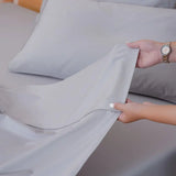 Ackly Bamboo - Dove Grey Flat Sheet