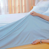 Ackly Bamboo - Sky Blue Fitted Sheet