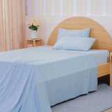 Ackly Bamboo - Sky Blue Flat Sheet