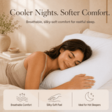 Ackly Bamboo - White Pillowcases Pair