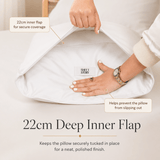 Ackly Bamboo White Full Bedding Set
