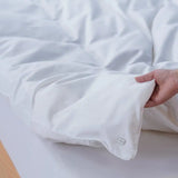 Ackly Bamboo - White Duvet Cover