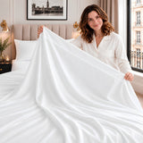 Ackly Bamboo - White Flat Sheet