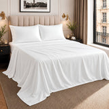 Ackly Bamboo - White Flat Sheet