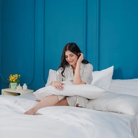 Ackly Bamboo - White Pillowcases Pair