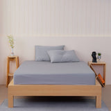 Ella Cotton - Dove Grey Fitted Sheet