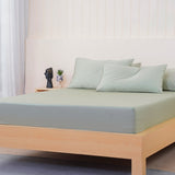 Ella Cotton - Sage Green Fitted Sheet