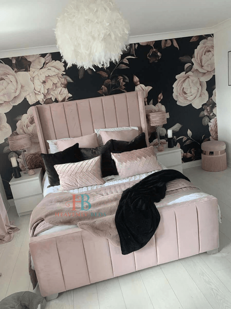 Roseline Wingback Bed Frame Exclusive to Heavenlybeds - Heavenlybeds