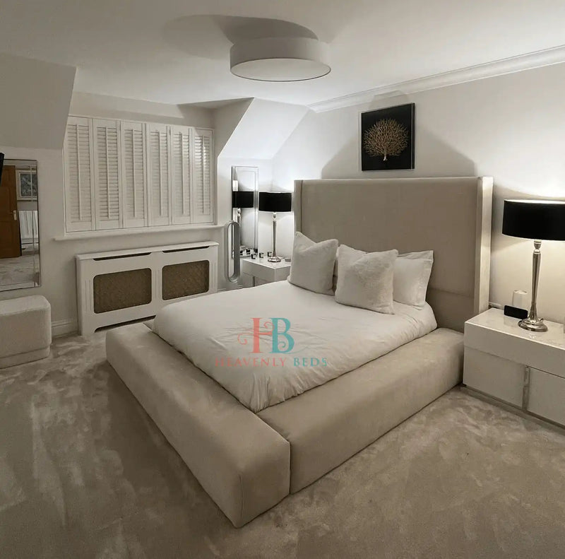 Audrey Royal Winged Ambassador Bed - Heavenlybeds